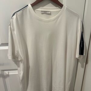 Givenchy White Tee with Black Accents